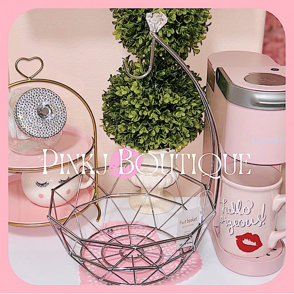 💗🏡{Fruit Basket} Rhinestone Top | Banana Hook | Unique Kitchen Glam Decor! - Picture 3 of 4